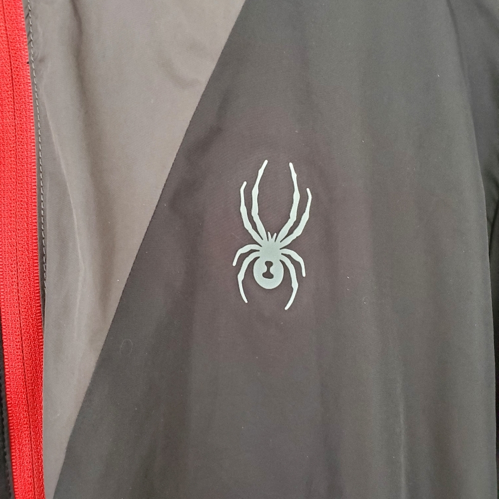 Spyder Men's Sz L Hooded Lightweight Jacket - Picture 6 of 7